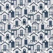 Premier Prints Surf Shack Italian Denim Slub Canvas Fabric