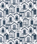 Premier Prints Surf Shack Italian Denim Slub Canvas Fabric