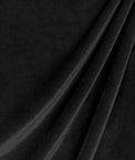 Black Stretch Velvet Fabric