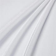 White Stretch Velvet Fabric
