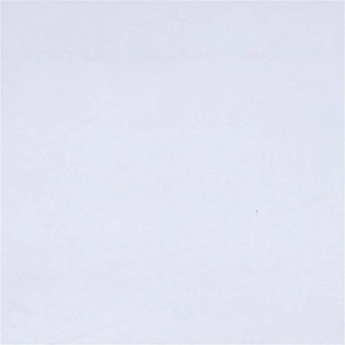 White Stretch Velvet Fabric image 2 of 2