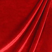 Red Stretch Velvet Fabric