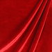Red Stretch Velvet Fabric