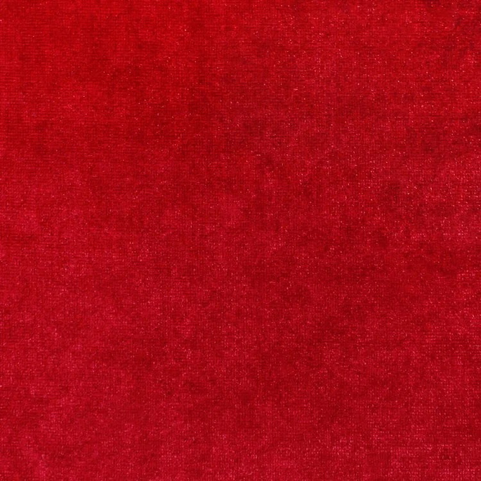 Red Stretch Velvet Fabric image 2 of 2