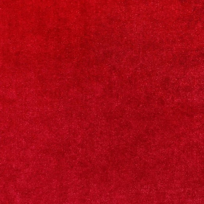 Red Stretch Velvet Fabric image 2 of 2