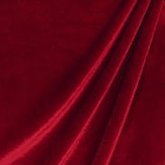 Wine Stretch Velvet Fabric