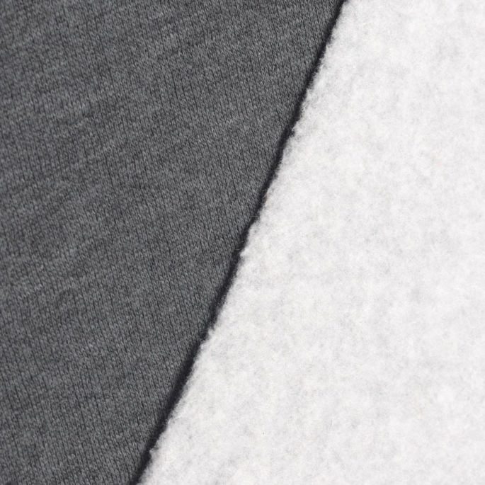 Dark Heather Gray Sweatshirt Fleece Fabric image 2 of 2