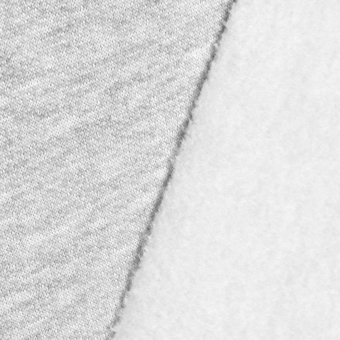 Light Heather Gray Sweatshirt Fleece Fabric image 2 of 2