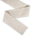 4" Fringed Linen Ribbon - 5 Yards