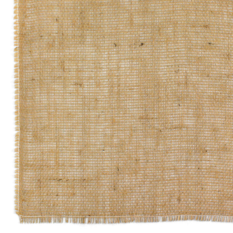 20" x 20" Fringed Jute Sheets - 12 Pack