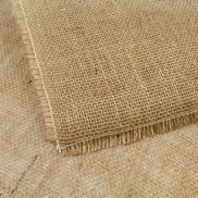 Natural Square Fringed Jute Tablecloth - 54" x 54"