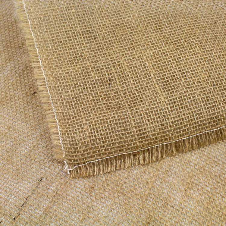 Natural Square Fringed Jute Tablecloth - 72" x 72"