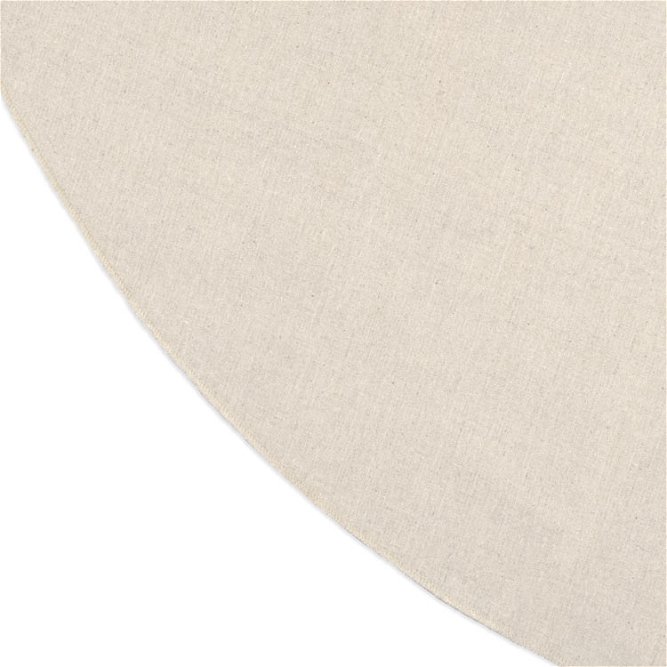 Natural Round Linen Tablecloth - 60&quot;