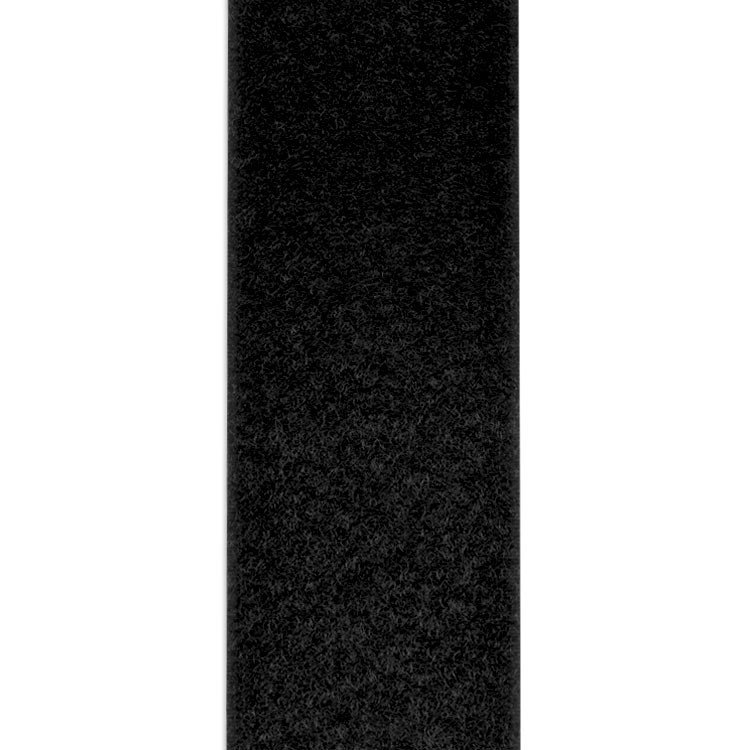 VELCRO® brand Loop Fastener 2" Adhesive Backed Black - 5 Yard Roll