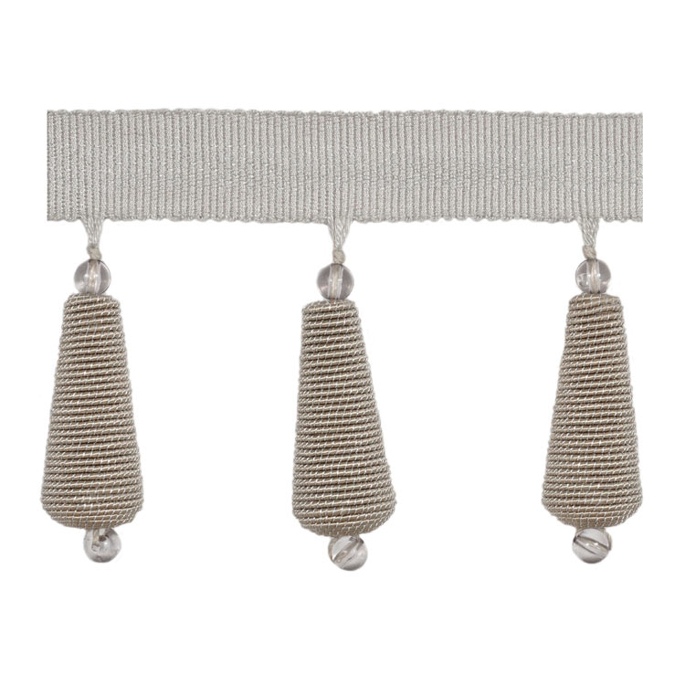 Kravet T30612.1 Gilded Teardrop Silver Moon