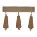 Kravet T30612.417 Gilded Teardrop Rose Gold