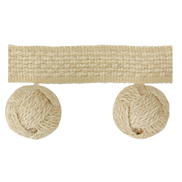 Mulberry Knot Trim Natural Tassel Fringe Trim