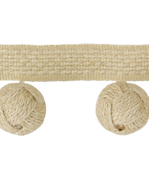 Mulberry Knot Trim Natural Tassel Fringe Trim