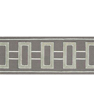 Kravet Grid Lock Steel Grey