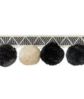 Kravet Phuket Poms Ivory/Noir Tassel Fringe Trim