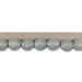 Kravet Juteball Cord Pewter Pom Fringe Trim