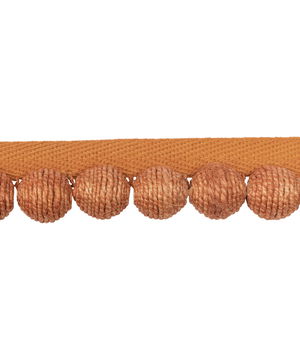 Kravet Juteball Cord Clay Pom Fringe Trim