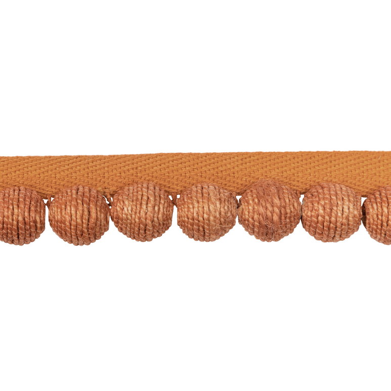 Kravet Juteball Cord Clay Pom Fringe Trim