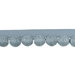 Kravet Juteball Cord Slate Pom Fringe Trim