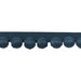 Kravet Juteball Cord Indigo Pom Fringe Trim