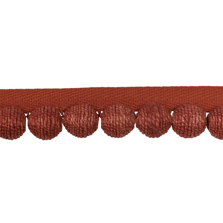 Kravet Juteball Cord Currant Pom Fringe Trim