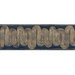 Kravet Ischia Tape Gold/Navy Band Trim