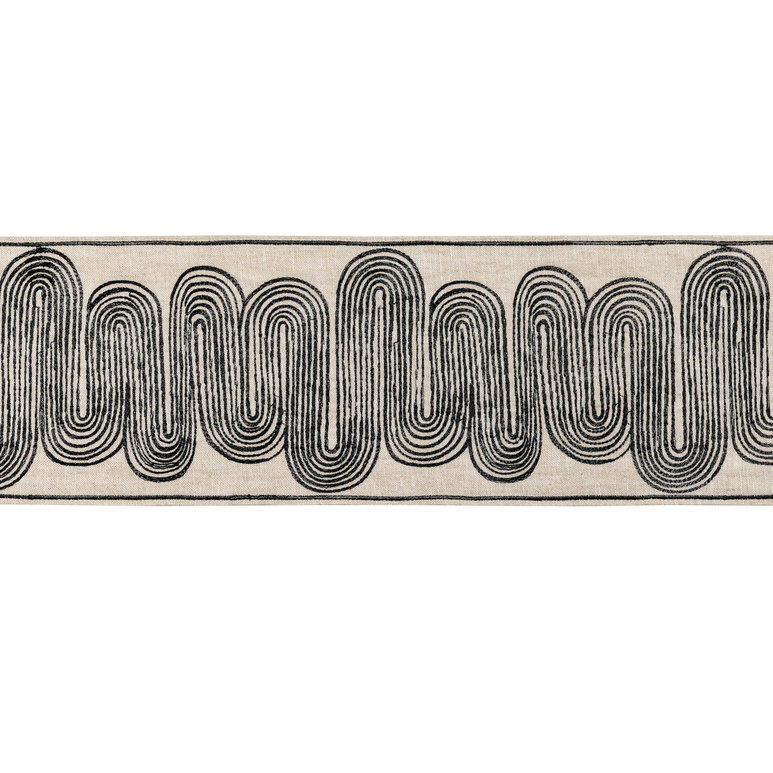 Kravet Ischia Tape Noir Band Trim