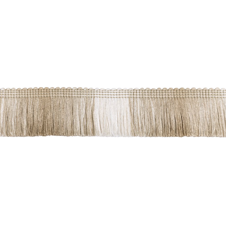 Kravet Daintree Fringe Ivory/Natural Brush Fringe Trim
