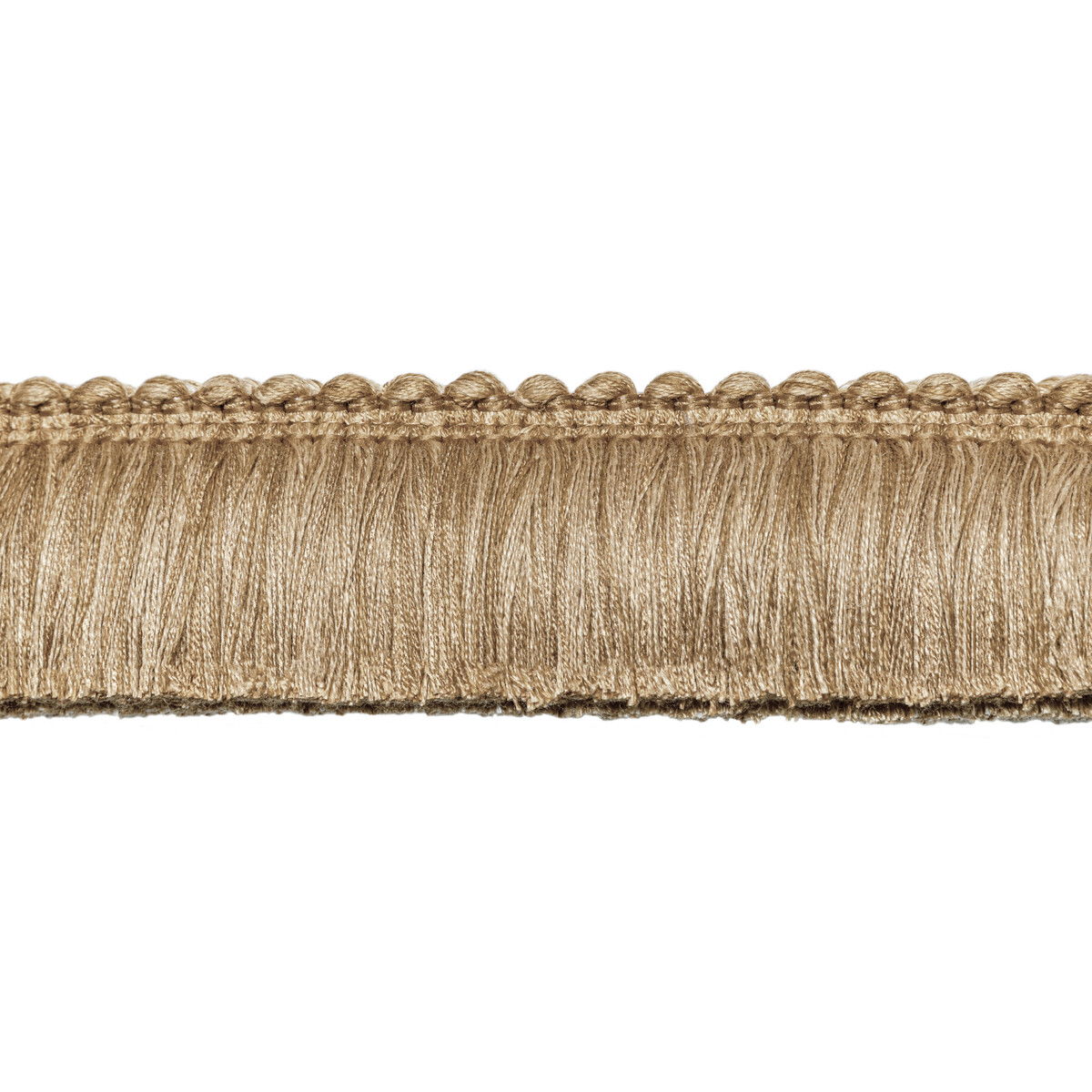 Kravet Sojourn Fringe Camel Brush Fringe Trim | OnlineFabricStore