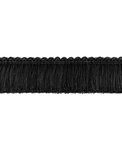 Kravet Sojourn Fringe Ivory/Noir Brush Fringe Trim