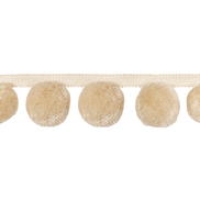Kravet Jungle Poms Cream Tassel Fringe Trim