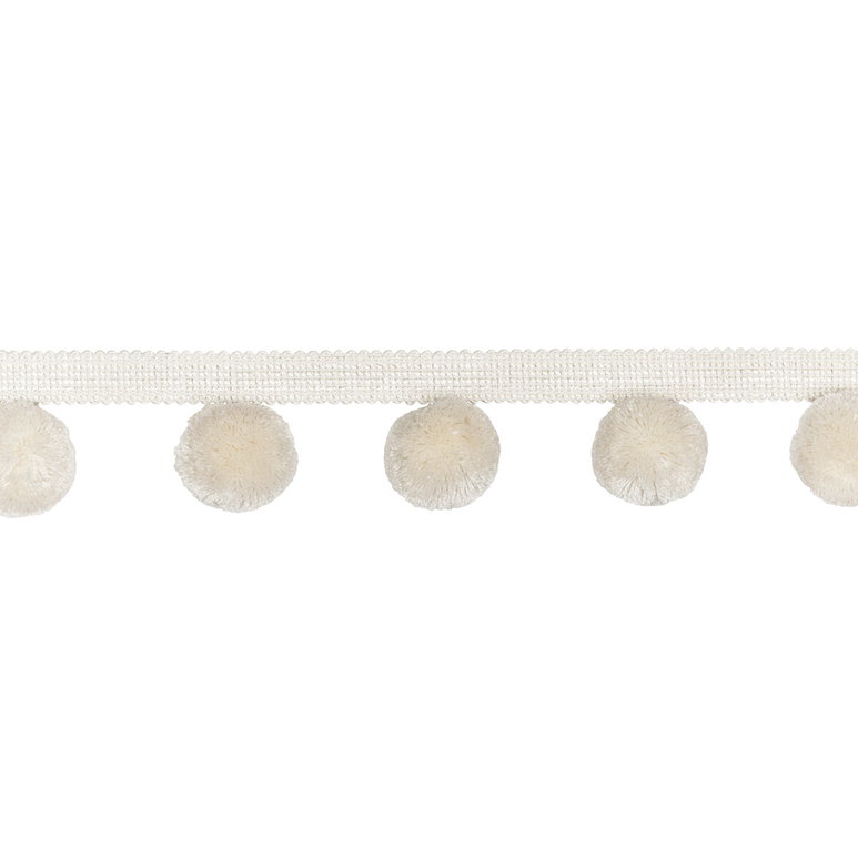 Kravet Paradise Poms Ivory Tassel Fringe Trim