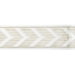 Kravet Chevron Velvet Tape Blanc Band Trim