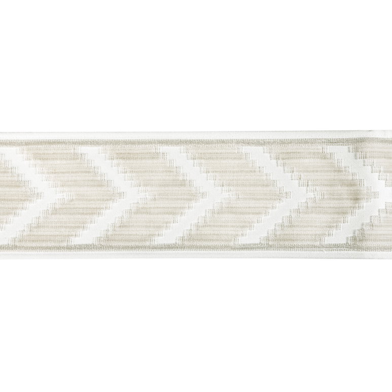 Kravet Chevron Velvet Tape Blanc Band Trim
