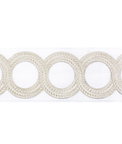 Kravet Looped Tape Light Silver Band Trim