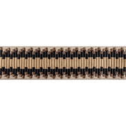 Kravet Horizons Luxe Tape Onyx Band Trim