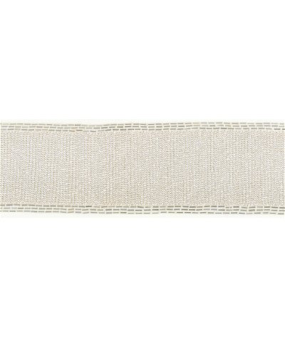 Kravet Luxe Bead Tape Silver Band Trim