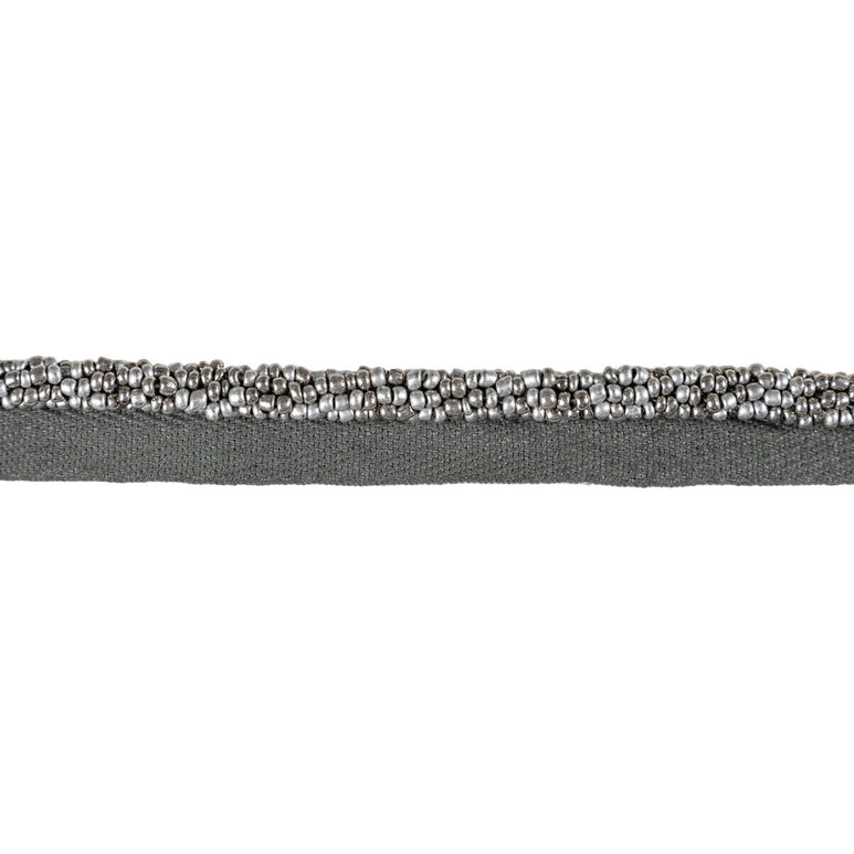 Kravet Luxe Bead Cord Platinum Lip Cord Trim