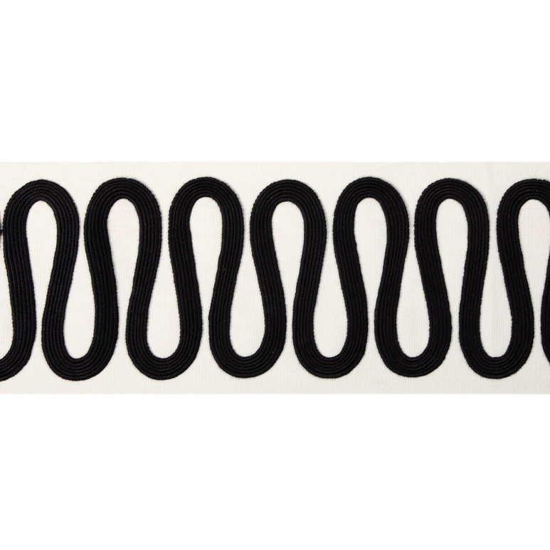Kravet Wiggle Wide Tape Noir Tapes Trim