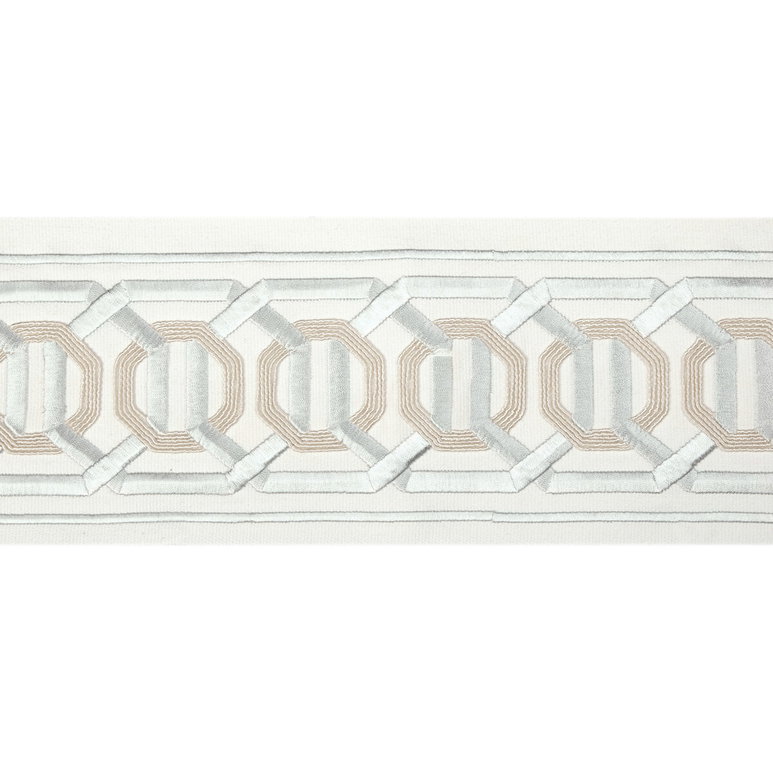 Kravet Octagon Wide Tape Silver Tapes Trim