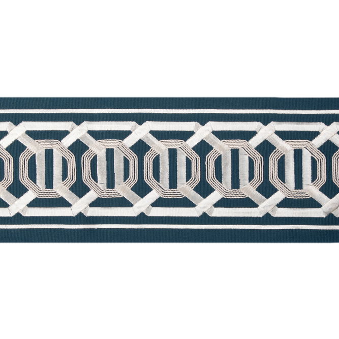 Kravet Octagon Wide Tape Indigo Tapes Trim