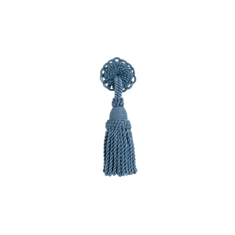 Brunschwig &amp; Fils Coeur Tassel-Ro Canton Blue Tassel / Tieback Trim