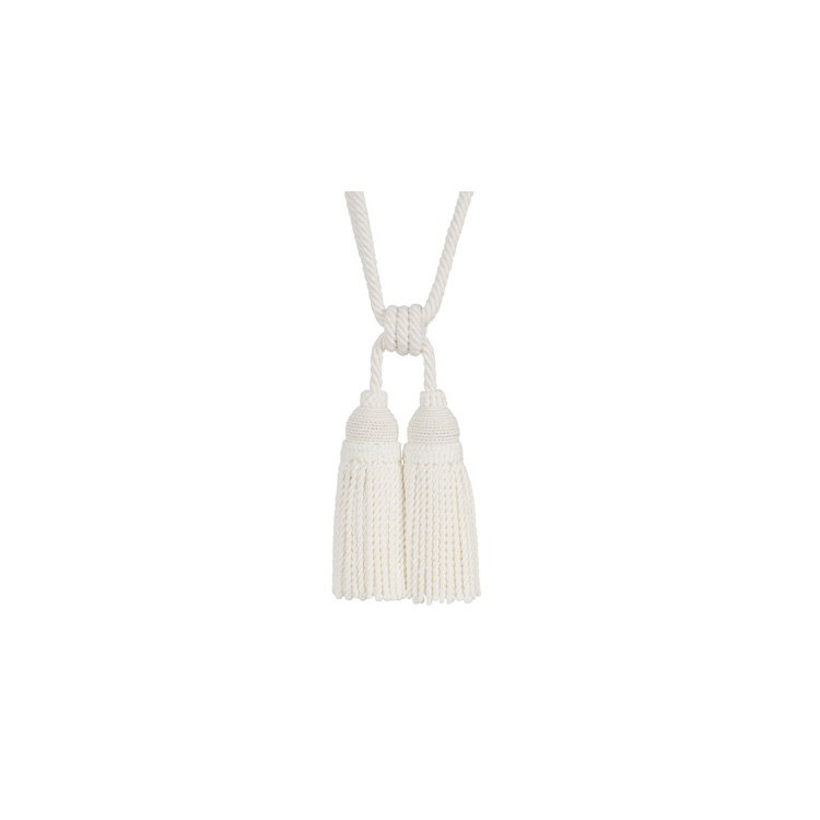 Brunschwig &amp; Fils Coeur Tieback-D Ecru Tassel / Tieback Trim