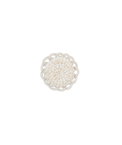 Brunschwig & Fils Coeur Rosette Cream Button/Frogs/Rosettes Trim