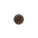 Brunschwig & Fils Coeur Rosette Tobacco Button/Frogs/Rosettes Trim